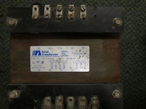 ACME Control Transformer TA-2-54525 1500VA Pri 208/240/480/600V Sec 85-130V Used