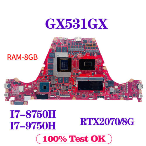Gx531Gx Motherboard For Asus Rog Zephyrus Gx531Gwr Gx531Gxr Gx531Gm W/8G-Ram