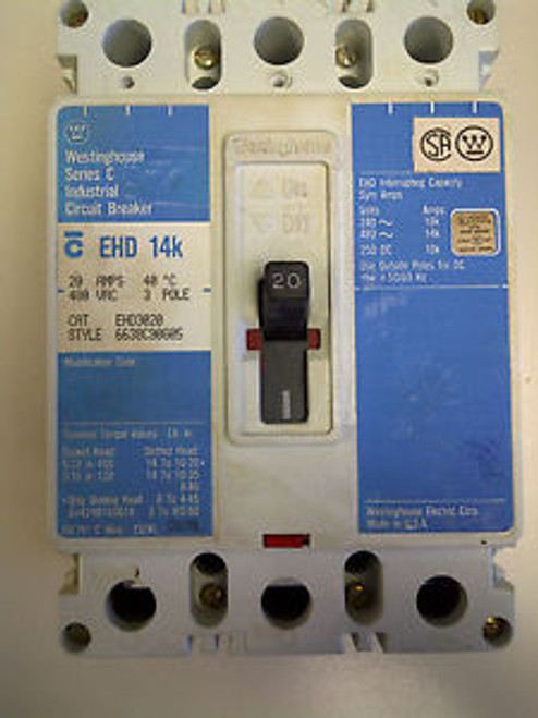 EHD3020 Cutler Hammer Westinghouse Circuit Breaker