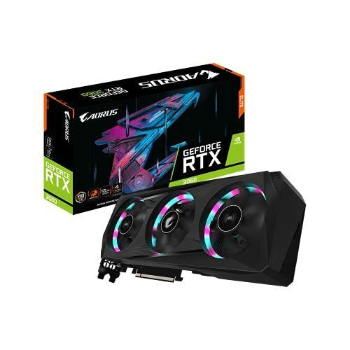 Gigabyte Nvidia Geforce Rtx3060 Graphicboard Gddr6X 12Gb Gv-N3060Aorus E-12Gd