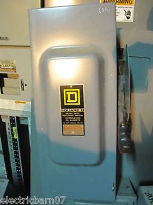 Square D HU363 100 Amp, 600 Volt, Non-Fused Disconnect