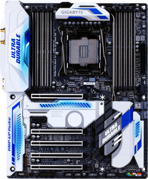 For Gigabyte Ga-X99-Designare Ex Lga 2011-V3 Ddr4 2×U.2 1×M.2 Atx Motherboard