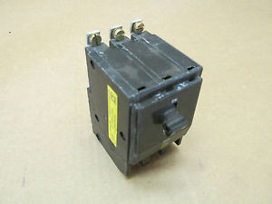 Square D QOB QOB380VH Circuit Breaker 3 Pole 80 Amp 240 Volt Bolt On