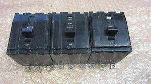 Square D QOB320 Circuit Breaker, 20 Amp - 3 PCS