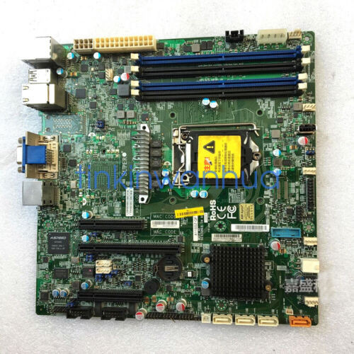 For Supermicro X11Ssz-Qf Lga 1151 Ddr4 Micro-Atx Motherboard Mainboard