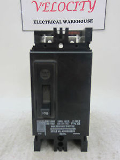 WESTINGHOUSE EB2100N 2POLE 100AMP 240VOLT CIRCUIT BREAKER