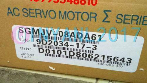 1Pc  Yaskawa Ac Servo Motor Sgmjv-08Ada61 New