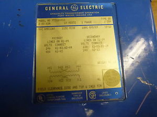 GE 9T51B0012 VOLTAGE 2.00KVA 1PH 240/480V-AC 120/240V-AC TRANSFORMER