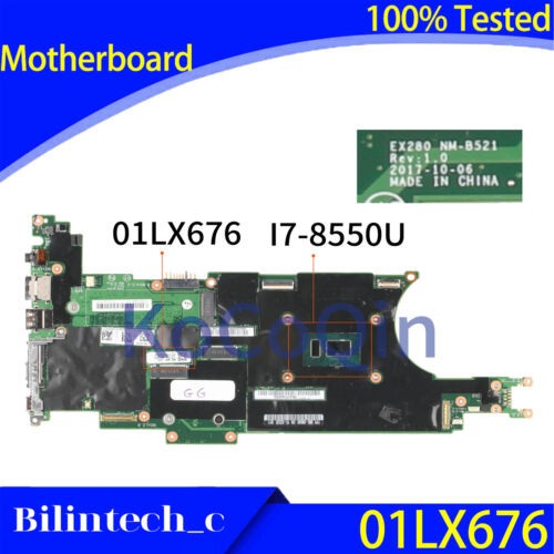 For Lenovo Thinkpad X280 Motherboard Nm-B521 01Lx676 Sr3Lc I7-8550U