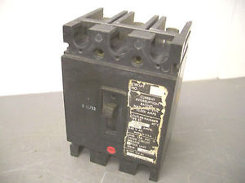 CUTLER-HAMMER CIRCUIT BREAKER CATEC3100 100A/240V/3POLE