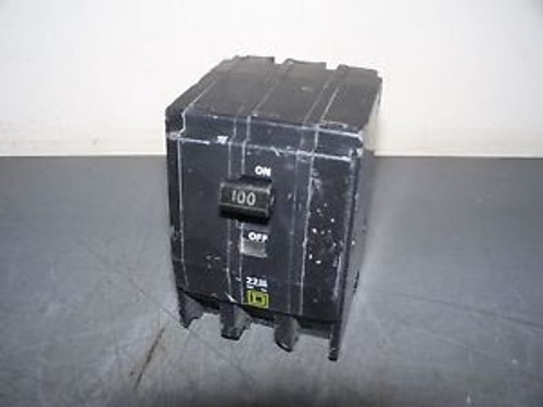 SQUARE D CIRCUIT BREAKER CAT QO3100VH 100A/240V/3POLE 22kA