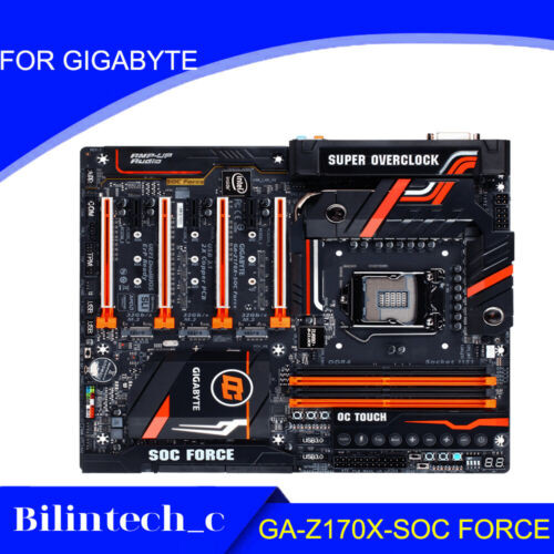 For Gigabyte Ga-Z170X-Soc Force Z170 Ddr4 64Gb Lga1151 Motherbroad Test Ok