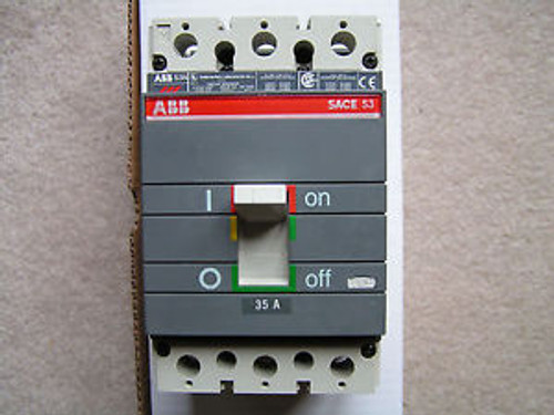 ABB S3N Circuit Breaker 35 Amps 600VAC or less VGC