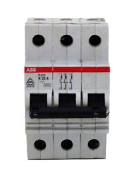 ABB S273K25A  25 Amp, 3 Poles Circuit Breaker