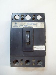 CA3225W WESTINGHOUSE BREAKER 3P 240V 225AMP