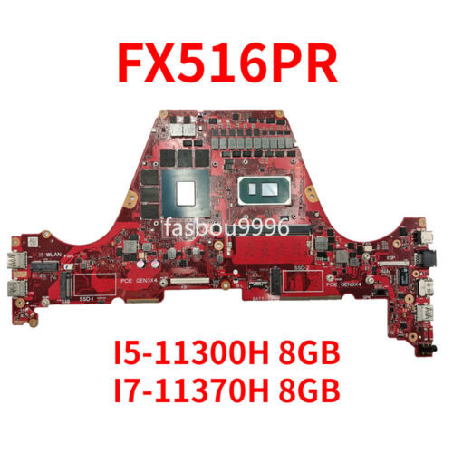 For Asus Tuf Dash F15 Fx516Pr-Hn002T Motherboard Intel I5 I7-11370H Rtx 3070 V8G