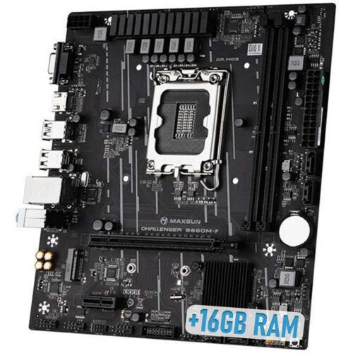 Motherboard Micro-Atx Ddr4 16Gb Ram Intel Core I7 12 13 Gen Gaming Pcie 4.0 Pc