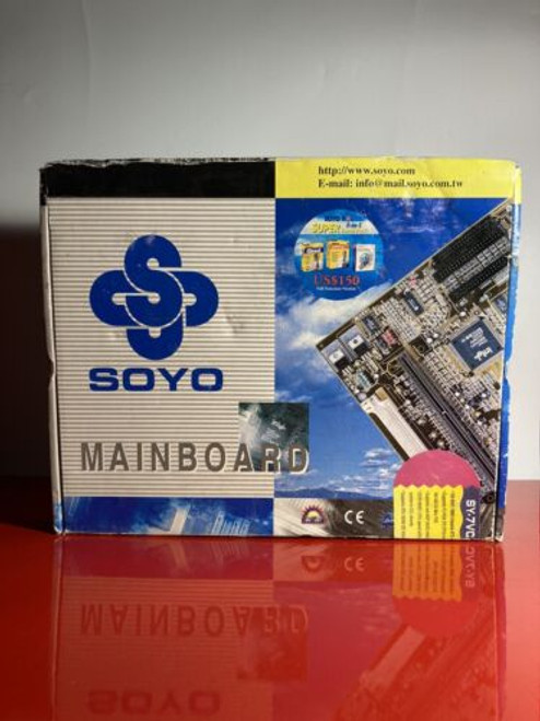 Vintage Soyo Sy-7Vca Motherboard -Mainboard New "Sold As Is"