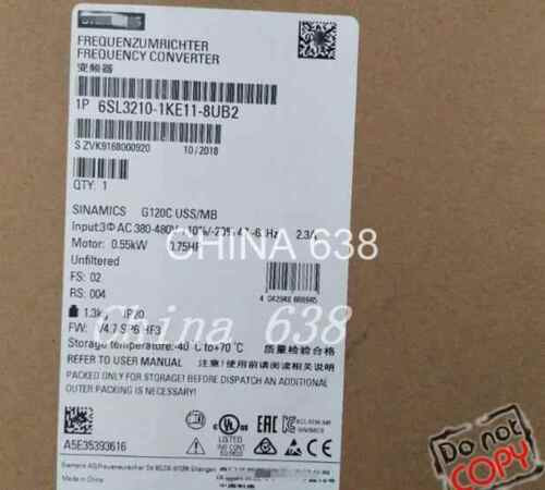 One New 6Sl3210-1Ke11-8Uf2