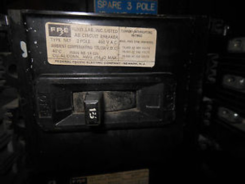 Federal Pacific FPE NEF431015 3pole 15amp 480v circuit breaker 1 year warranty