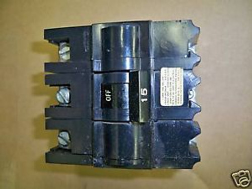 FPE Federal Pacific circuit breaker NB 3pole 15amp