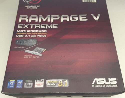 Asus Rampage V Extreme/U3.1 Lga 2011-V3 X99 Sata 6Gb/S Usb 3.0 Eatx Intel