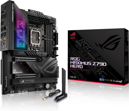 Asus Rog Maximus Z790 Hero (Wifi 6E) Lga 1700(Intel®13Th&12Th Gen) Atx Gaming Mo