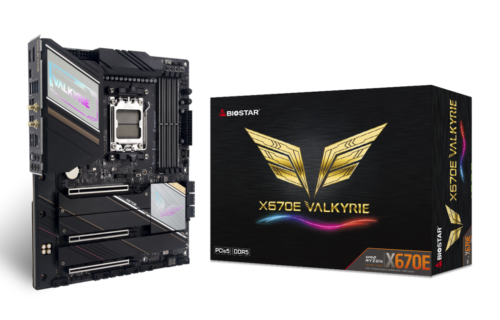 Biostar X670E Valkyrie Motherboard Am5 Ddr5, Pcie5, M.2 5.0 Supports Amd 7950X