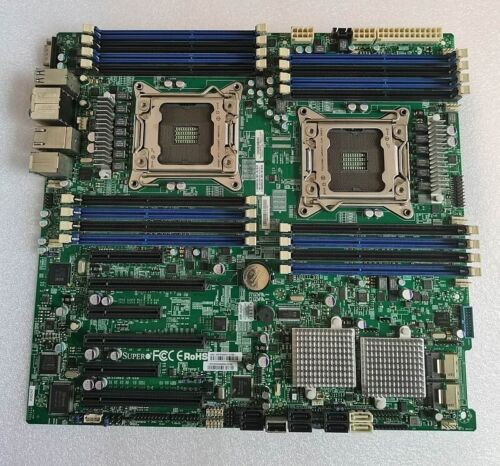 Supermicro X9Da7 Motherboard Lga2011 Intel C602 Xeon E5-2600 V1 V2 Ddr3 Ecc