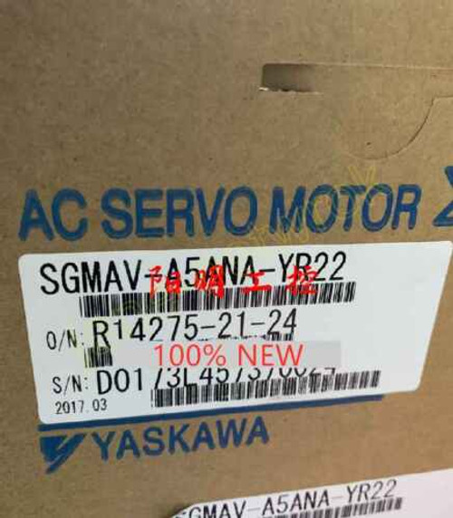 One Sgmav-A5Ana-Yr22 50W 200V Ac  Motor