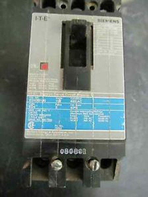 Siemens ITE ED43B100 100 Amp 480 V 3 Pole Circuit Breaker