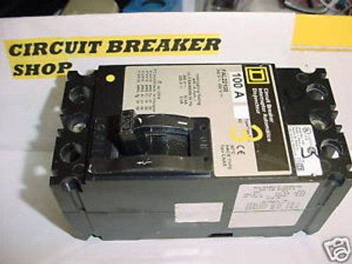 SQ-D 100 AMP 2 POLE  240V CIRCUIT BREAKER FAL22100