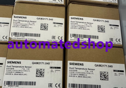 Siemens Qam2171.040 Air Duct Mount Temperature Sensor New Fedex Or Dhl