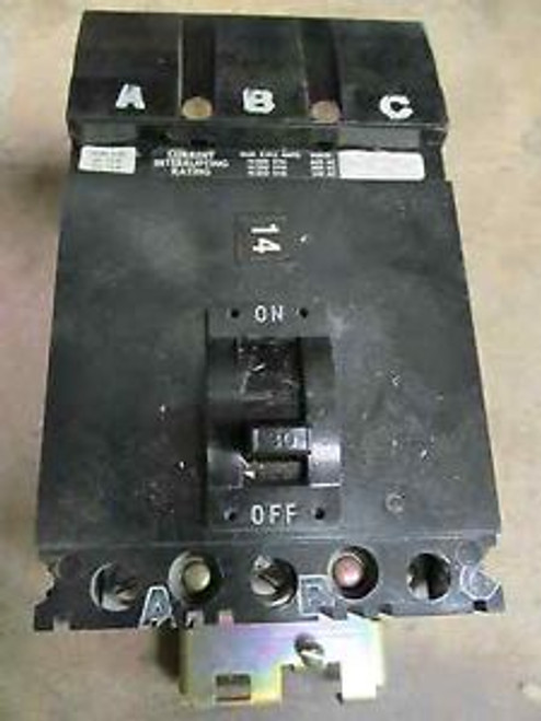 Square D FA36030 30 Amp 3 Pole 600 V I Line Circuit Breaker (Black)