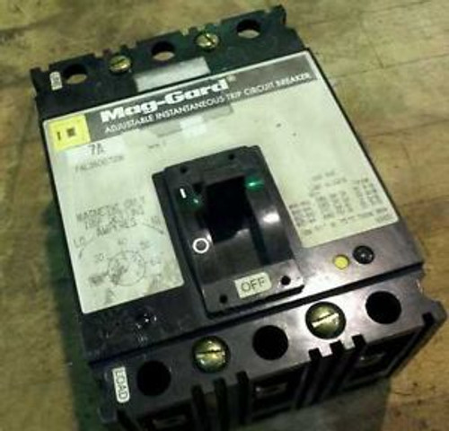 Square D Mag Gard FAL-3600712M Circuit Breaker 7 amp 600 vac 3 p