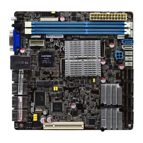 Asus P9A-I/C2750/Sas/4L Motherboard Mini-Itx Intel Atom Socket C2750 Ddr3 32Gb