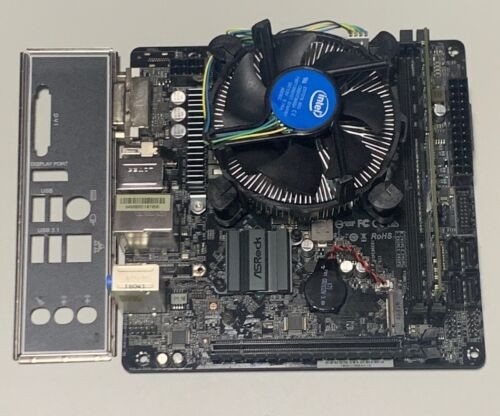 Used Asrock Motherboard B360M-Itx I3-8100 8Gb Memory With Cpu