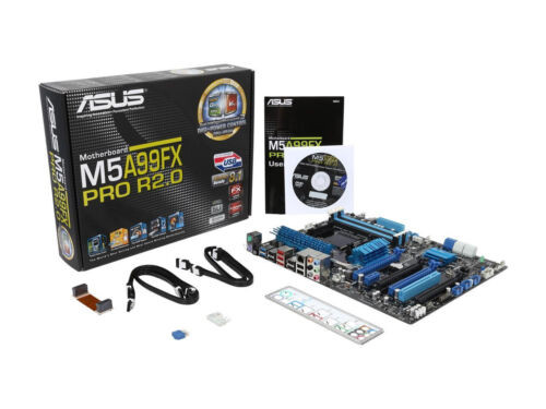 Asus M5A99Fx Pro R2.0 Amd 990Fx Socket Am3+ Sata 6Gb/S Usb 3.0 Atx Motherboard