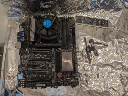 Asus Z270-Ws Motherboard With Intel 7700K Cpu