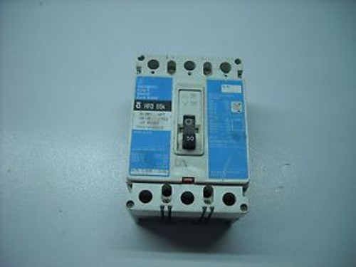 50 Amp 3 Pole Cutler-Hammer Circuit Breaker HFD 65k - HFD3050 USED