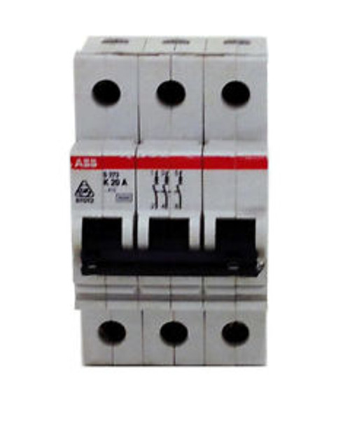 ABB S273K20A  20 Amp, 3 Poles Circuit Breaker