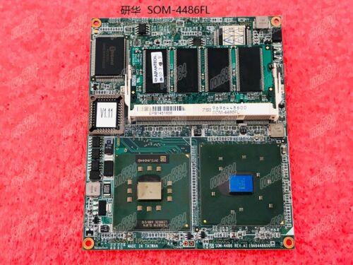 1Pc  Used Som-4486 Rev.A1 Advantech Etx / Som-4486Fl Motherboard