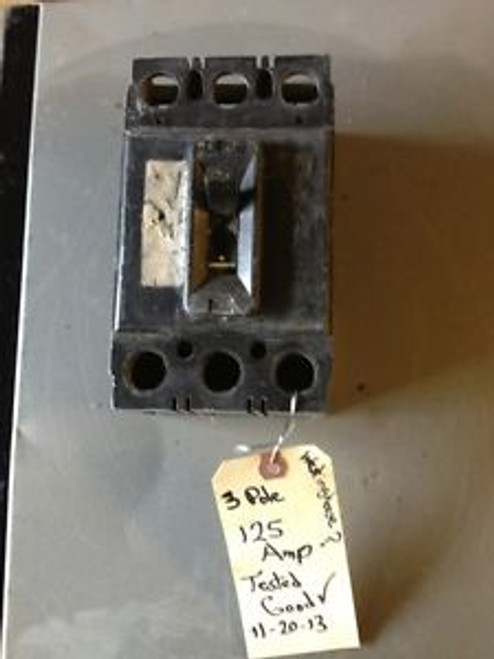 125 Amp Three Pole Circuit Breaker 125 Amp Three Pole Circuit Breaker