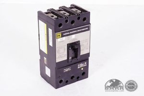 Square D 100 Amp Circut Breaker, FAL36100, 3Pole, 600VAC, KAL Type, 600VAC/250DC