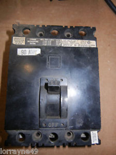 Square D Circuit Breaker FAL36090 90 Amp FAL 600 VAC