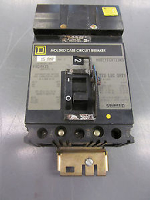 Square D FA34015 I Line Circuit Breaker 15 Amp 480 V 3 Pole