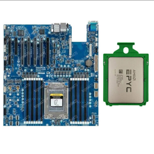 Amd Epyc 7R32+Gigabyte Mz32-Ar0 Motherboard Rev 1.0 Cpu+Motherboard Combina