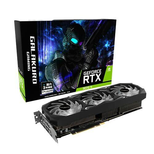 Kuroutoshikou Nvidia Geforce Rtx3070Ti Graphic Board Gg-Rtx3070Ti-E8Gb / Tp