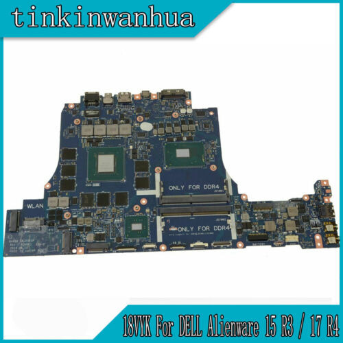 18Vyk Gaming Motherboard I7-7820Hk Gtx1070M 8G For Dell Alienware 15 R3 / 17 R4