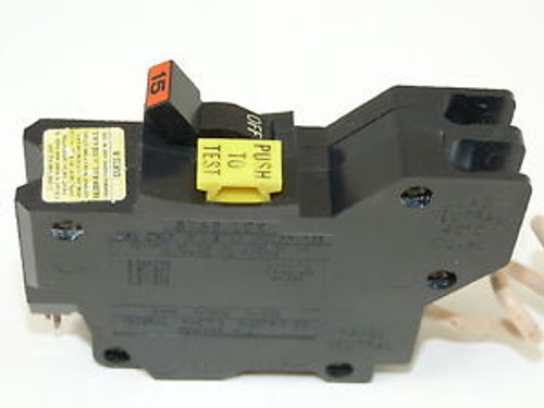 Used Federal Pacific NAGF15 1p 15a 120v Ground Fault Breaker 1-yr Warranty